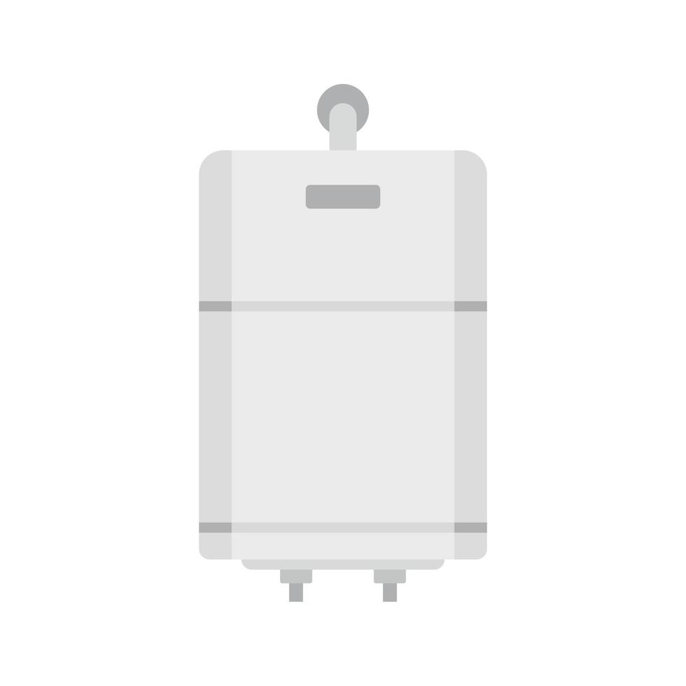 Central boiler icon flat isolated vector