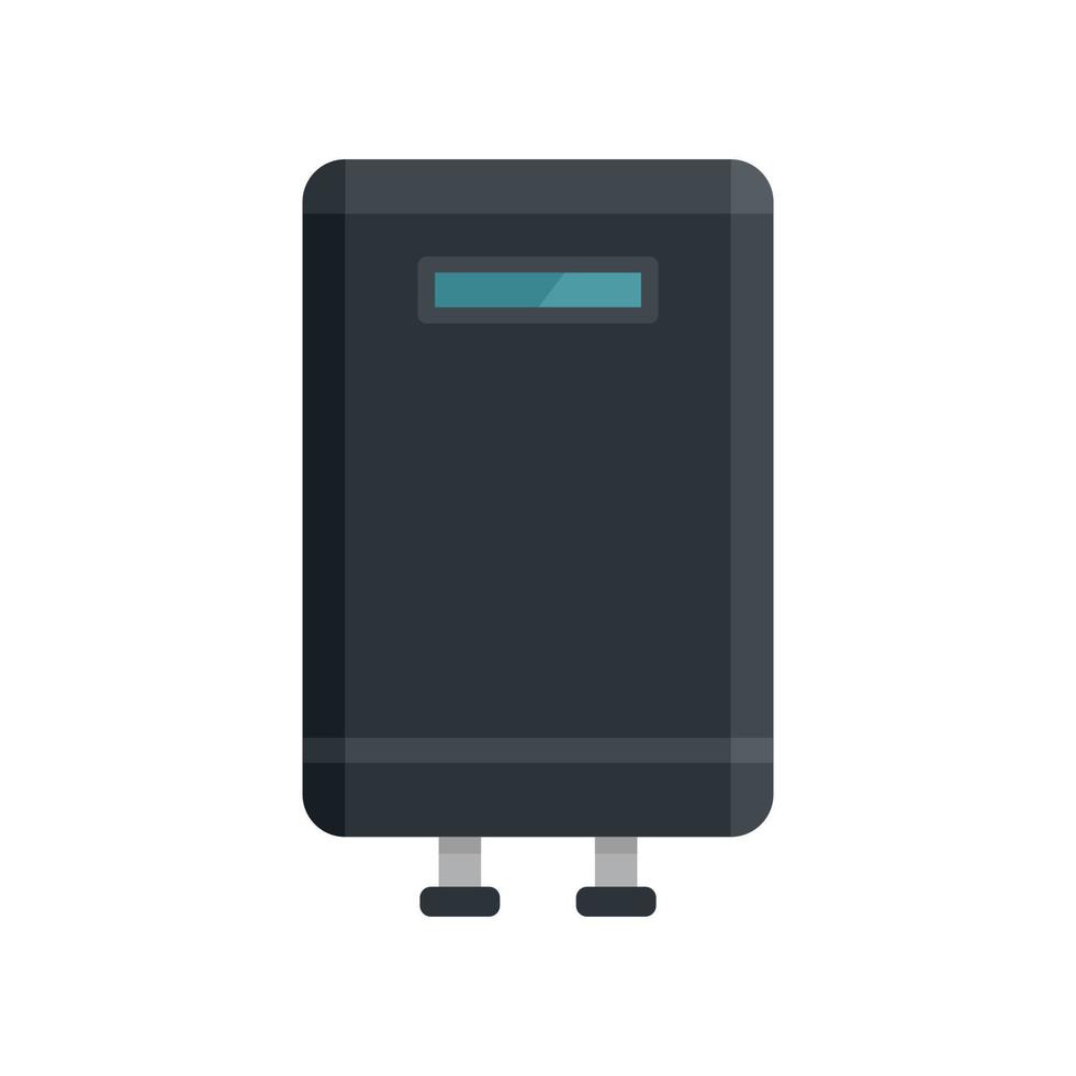 Home boiler icon flat isolated vector