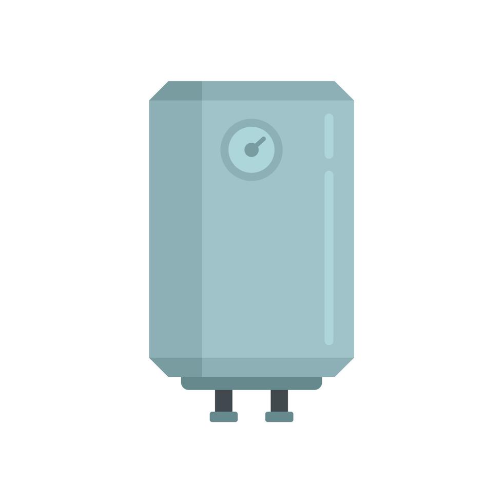 Warming boiler icon flat isolated vector