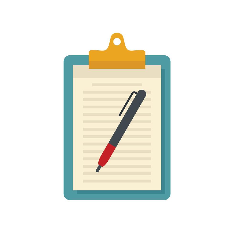 Service editor icon flat isolated vector