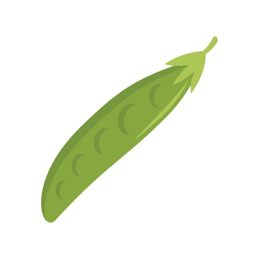 Bob peas icon flat isolated vector
