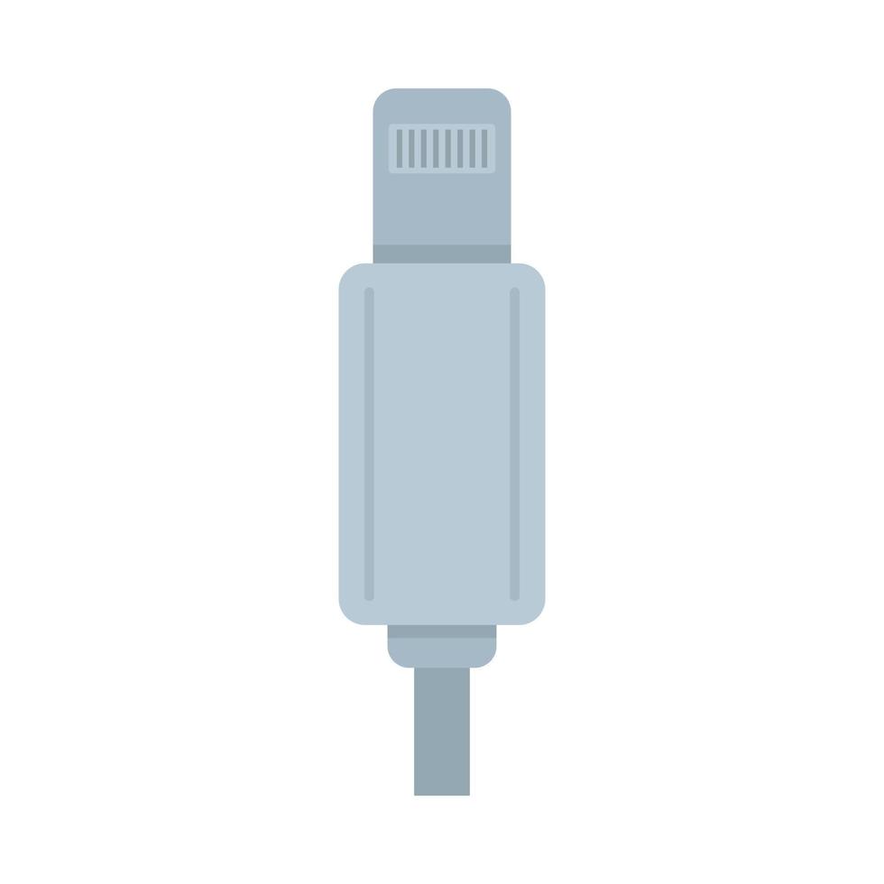 Light cable adapter icon flat isolated vector