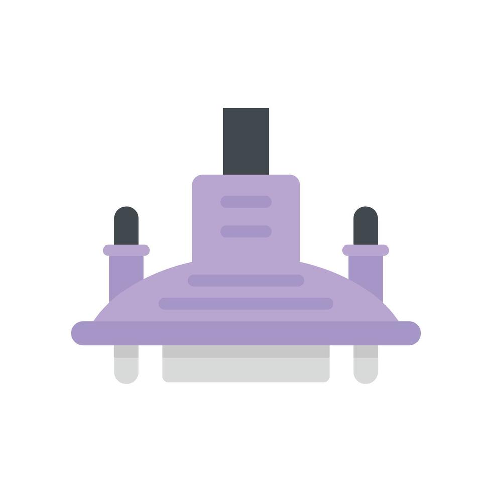 Electrical adapter icon flat isolated vector