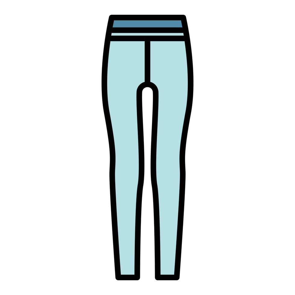 Tights icon color outline vector
