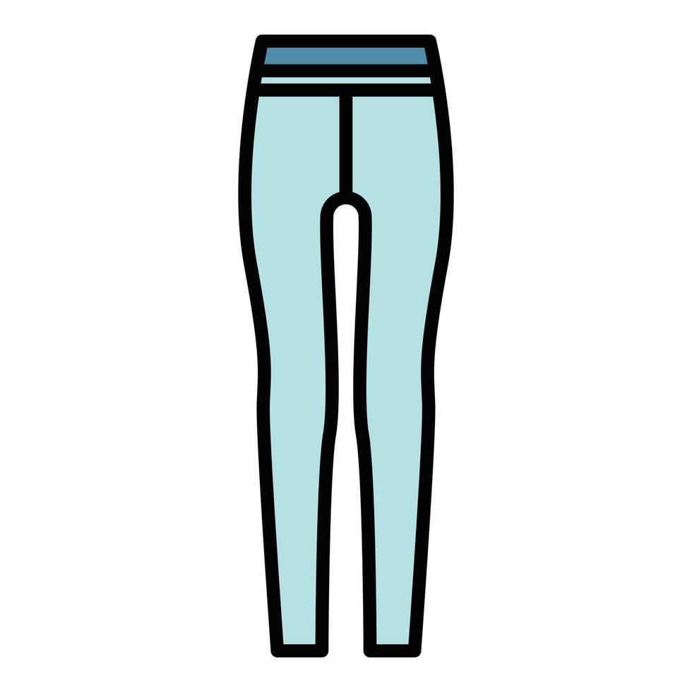 Tights icon color outline vector