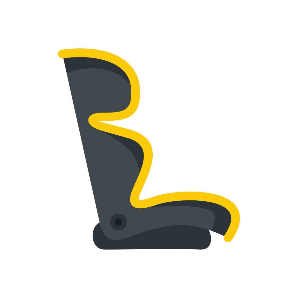 Trip baby car seat icon flat isolated vector