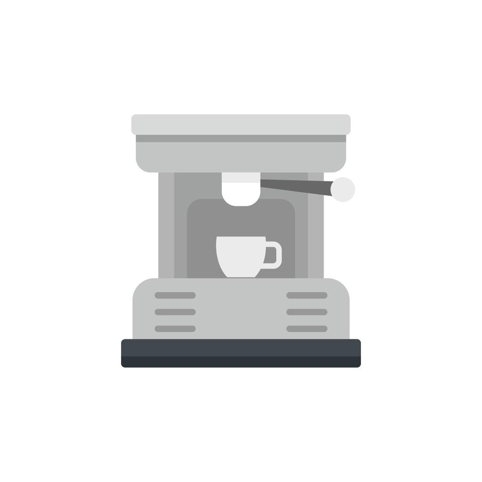 icono de la taza de la máquina de café vector aislado plano