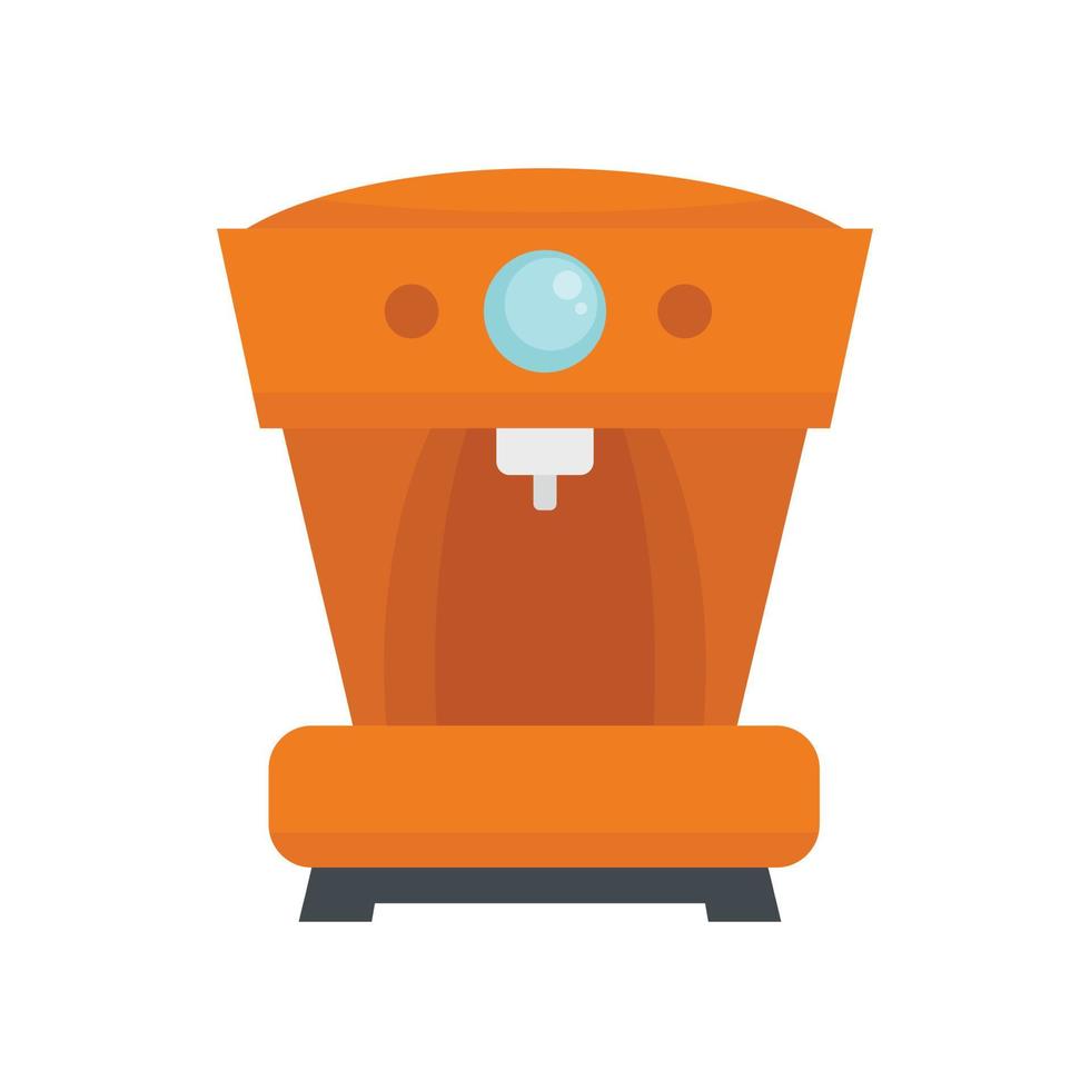 French coffee machine icon flat isolated vector