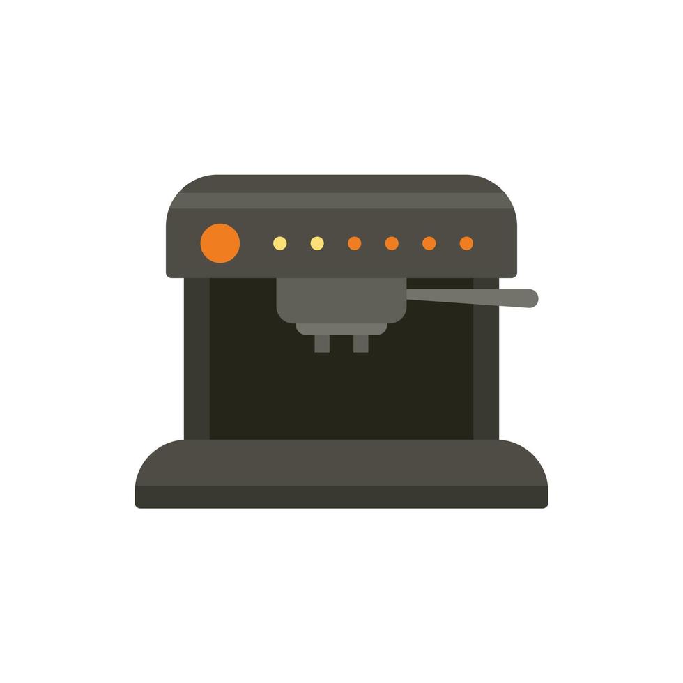 Aeropress coffee machine icon flat isolated vector