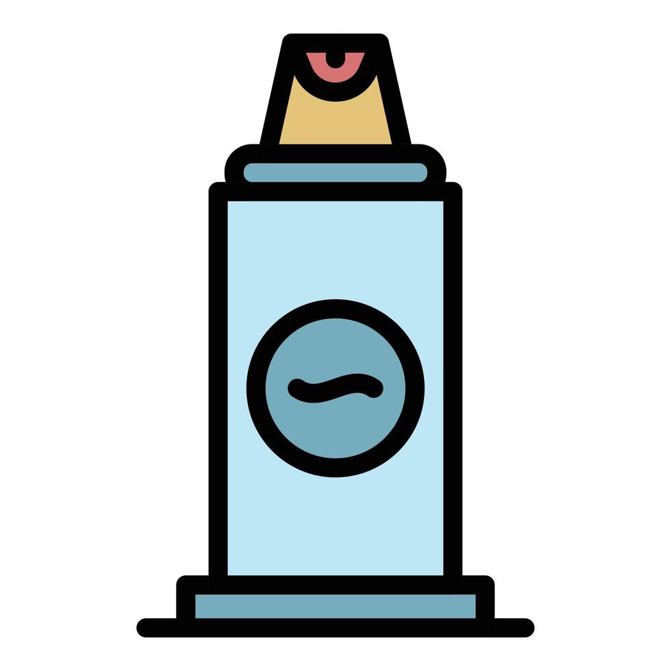 Woman deodorant icon color outline vector