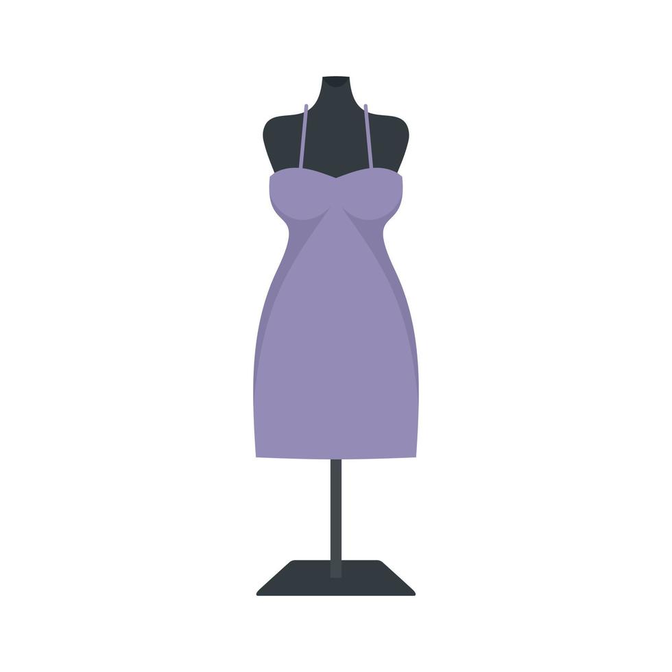 Atelier mannequin icon flat isolated vector