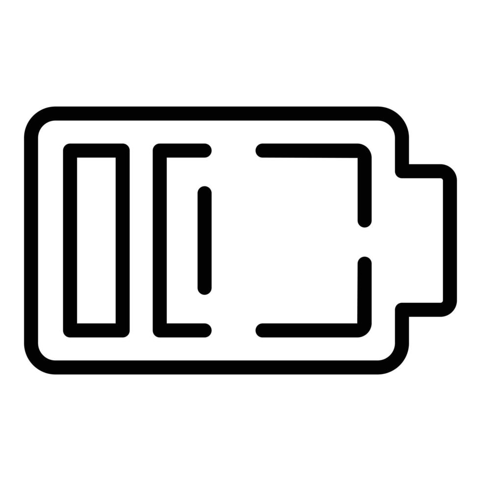 Low man energy icon outline vector. Panic attack vector