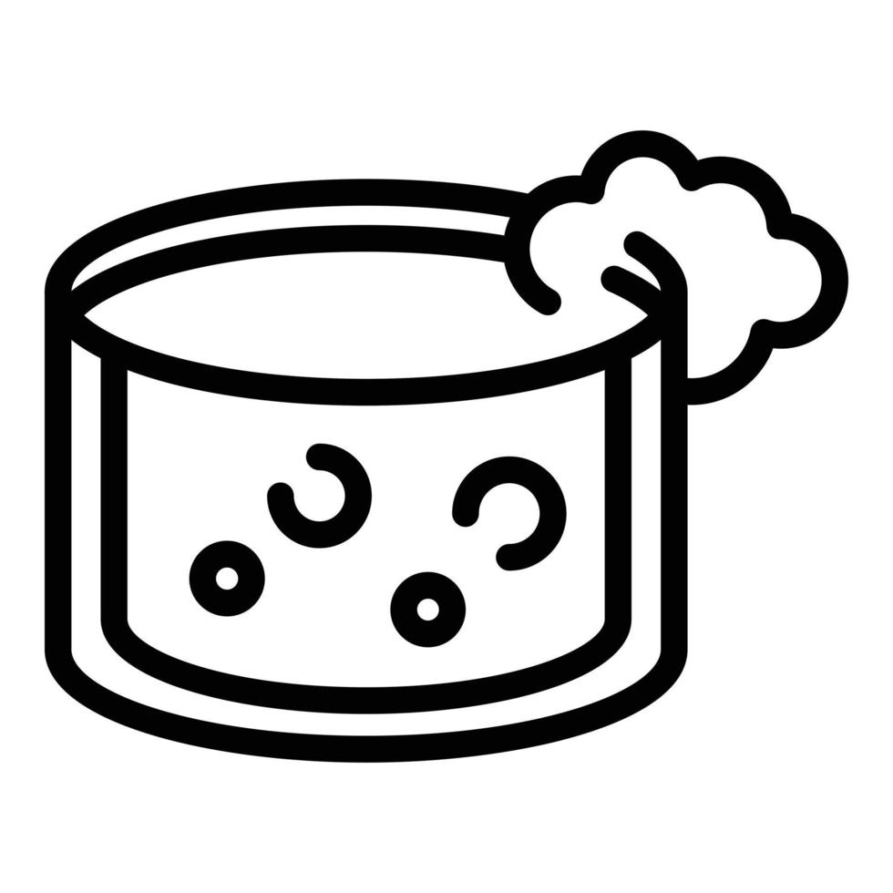 Lab chemical foam icon outline vector. Science research vector