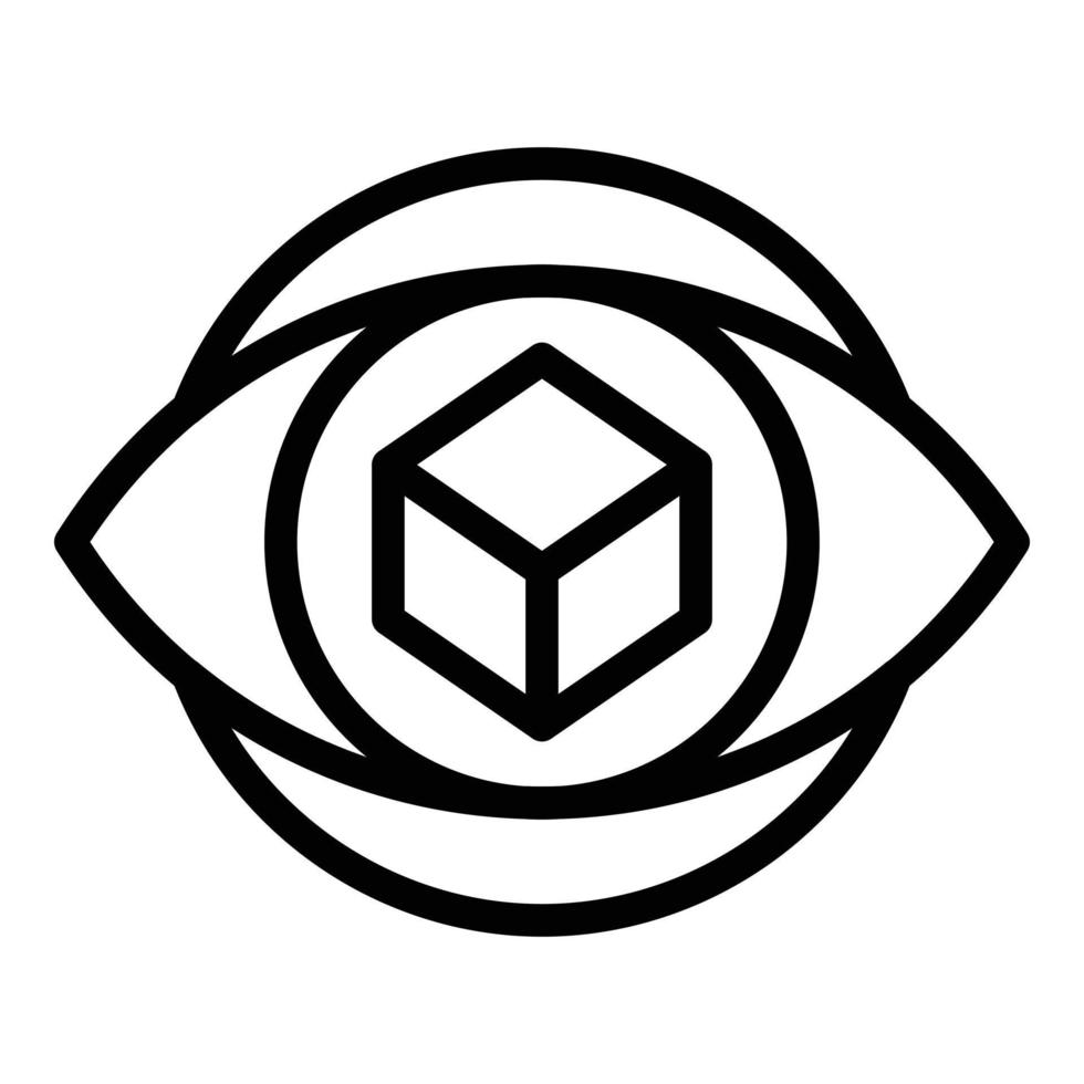 Camera angle icon outline vector. Virtual tour vector