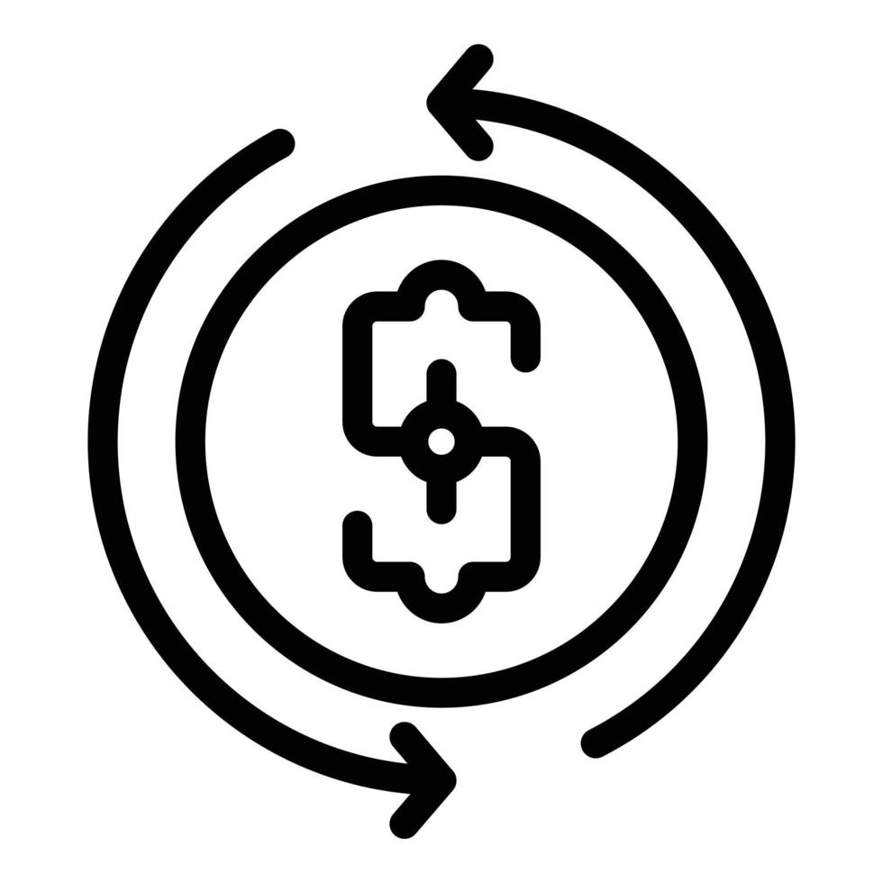 Change business strategy icon outline vector. Office leadership vector
