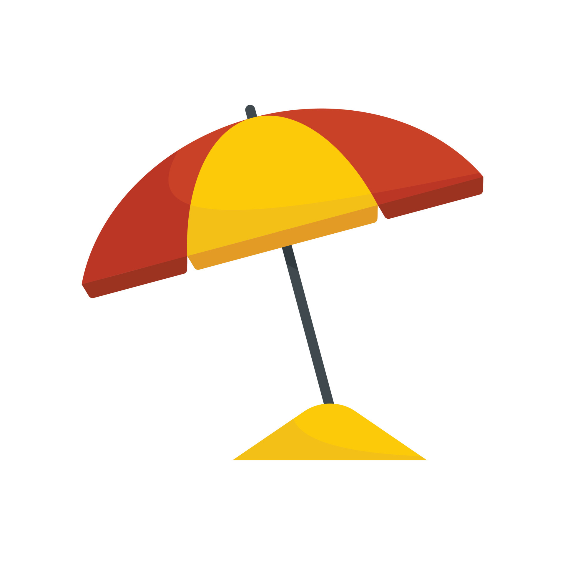 Beach umbrella icon flat isolated vector 15064123 Vector Art at Vecteezy