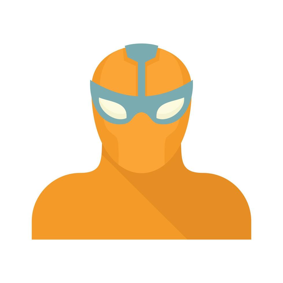 Power superhero icon flat isolated vector