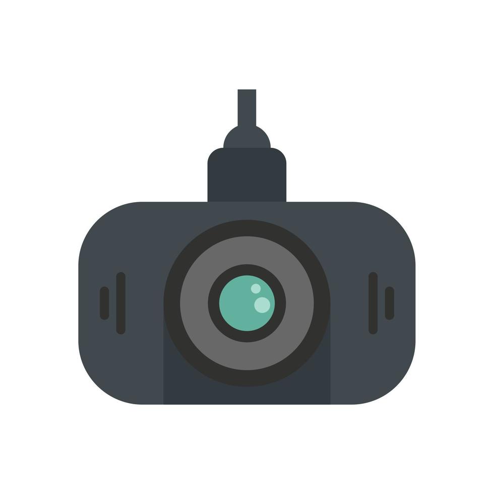 Led dvr camera icon flat isolated vector