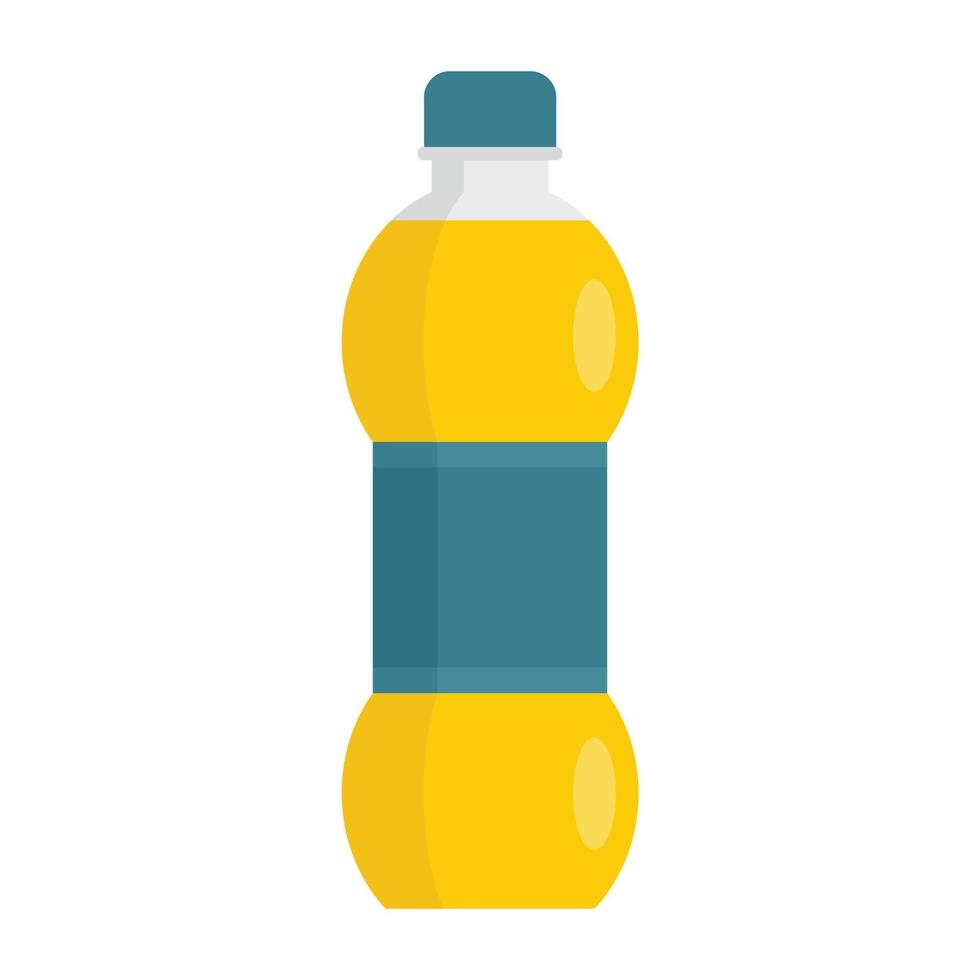Soda energy drink icon flat isolated vector