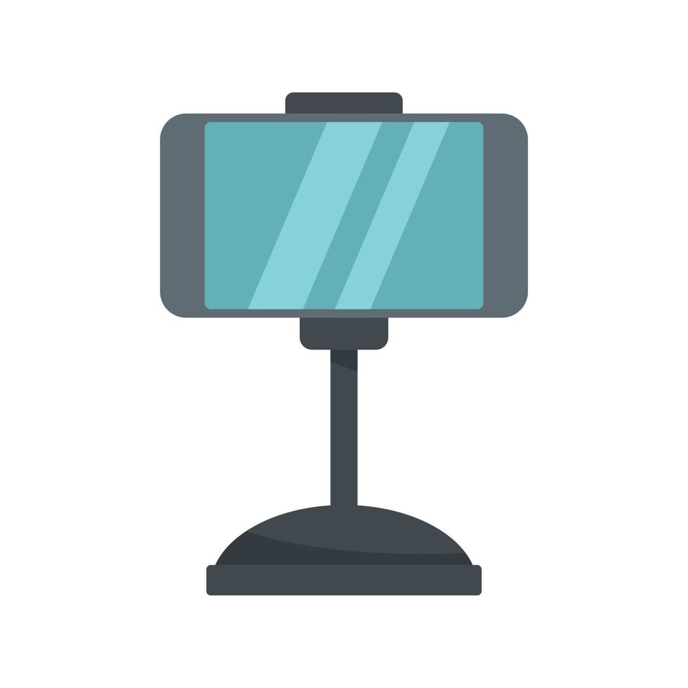 Smartphone car holder icon flat isolated vector