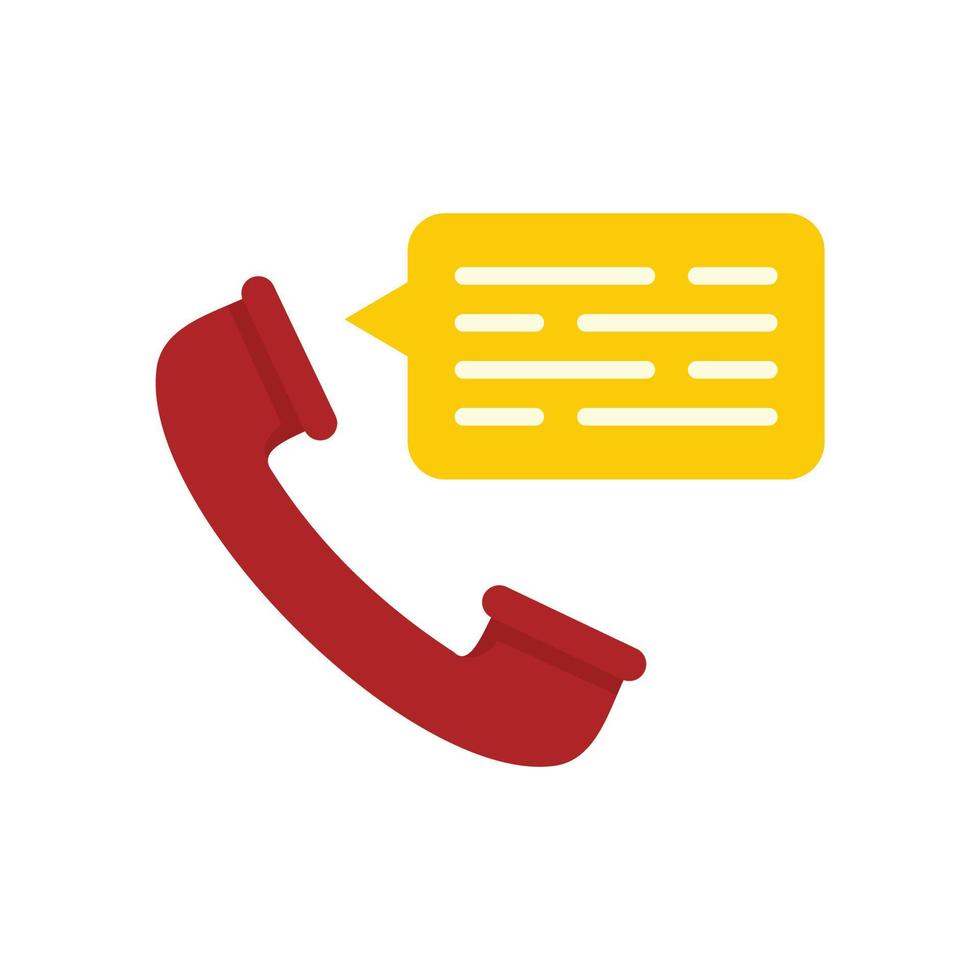 Call center icon flat isolated vector