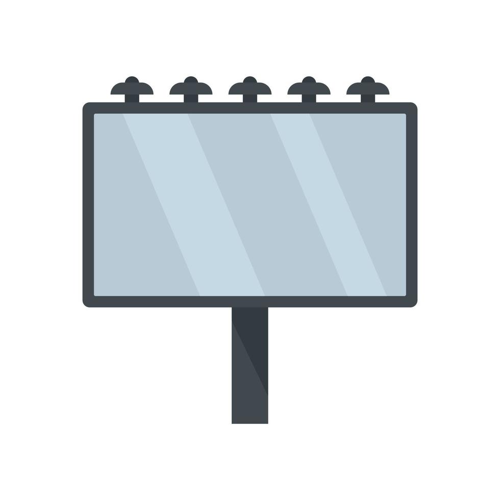 City billboard icon flat isolated vector