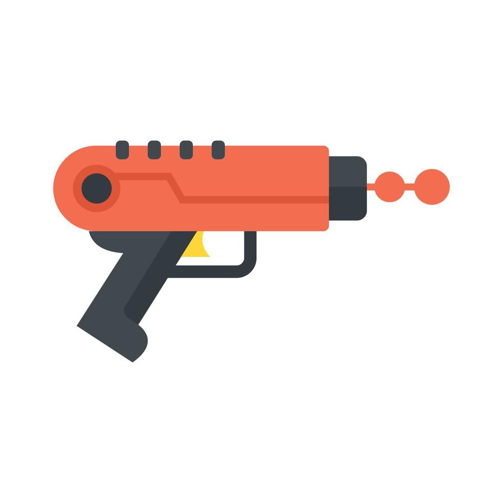 ray blaster icono plano aislado vector