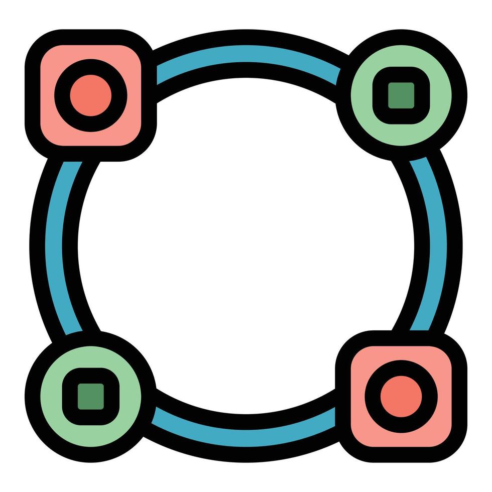 Adapt to new icon color outline vector