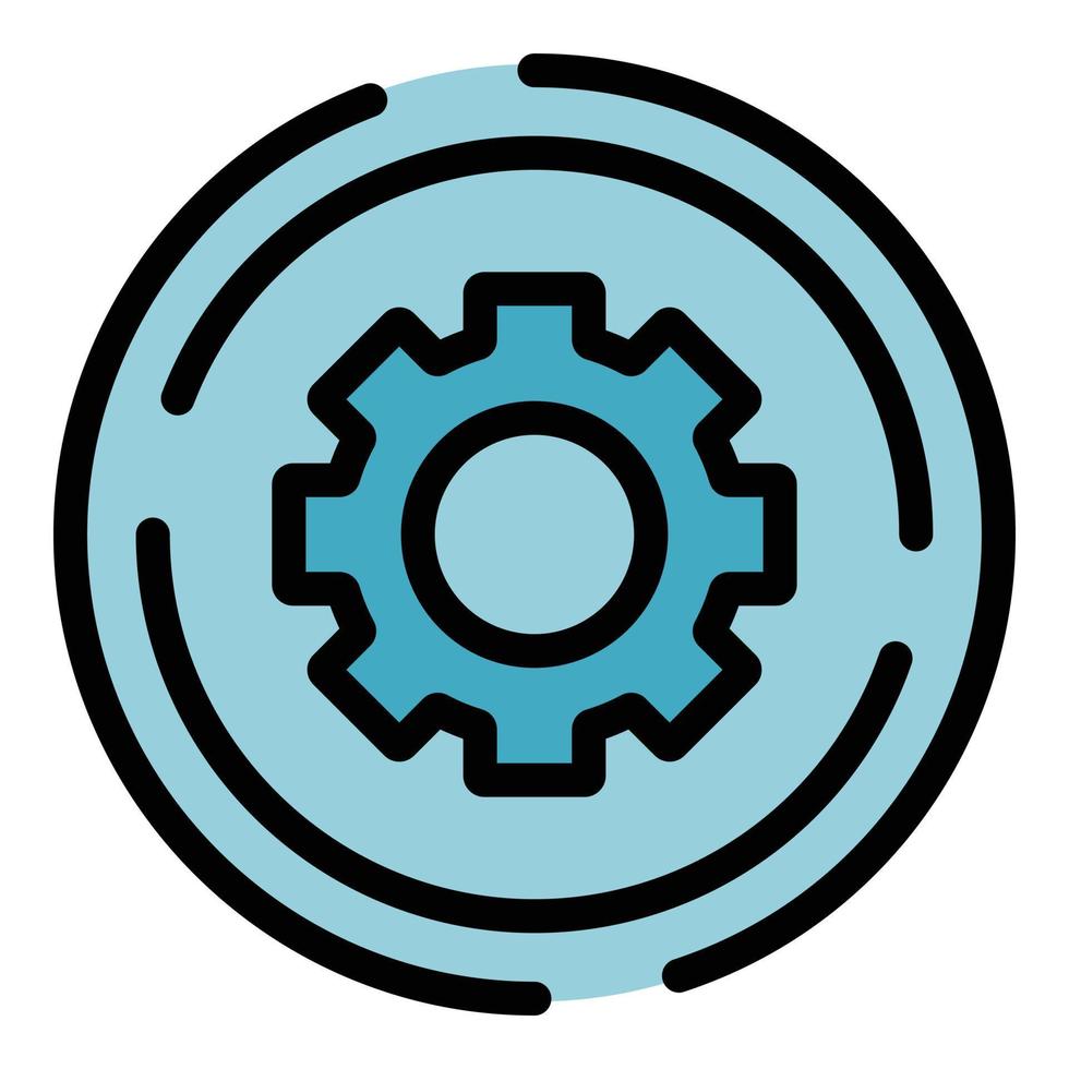 Adapt to change icon color outline vector