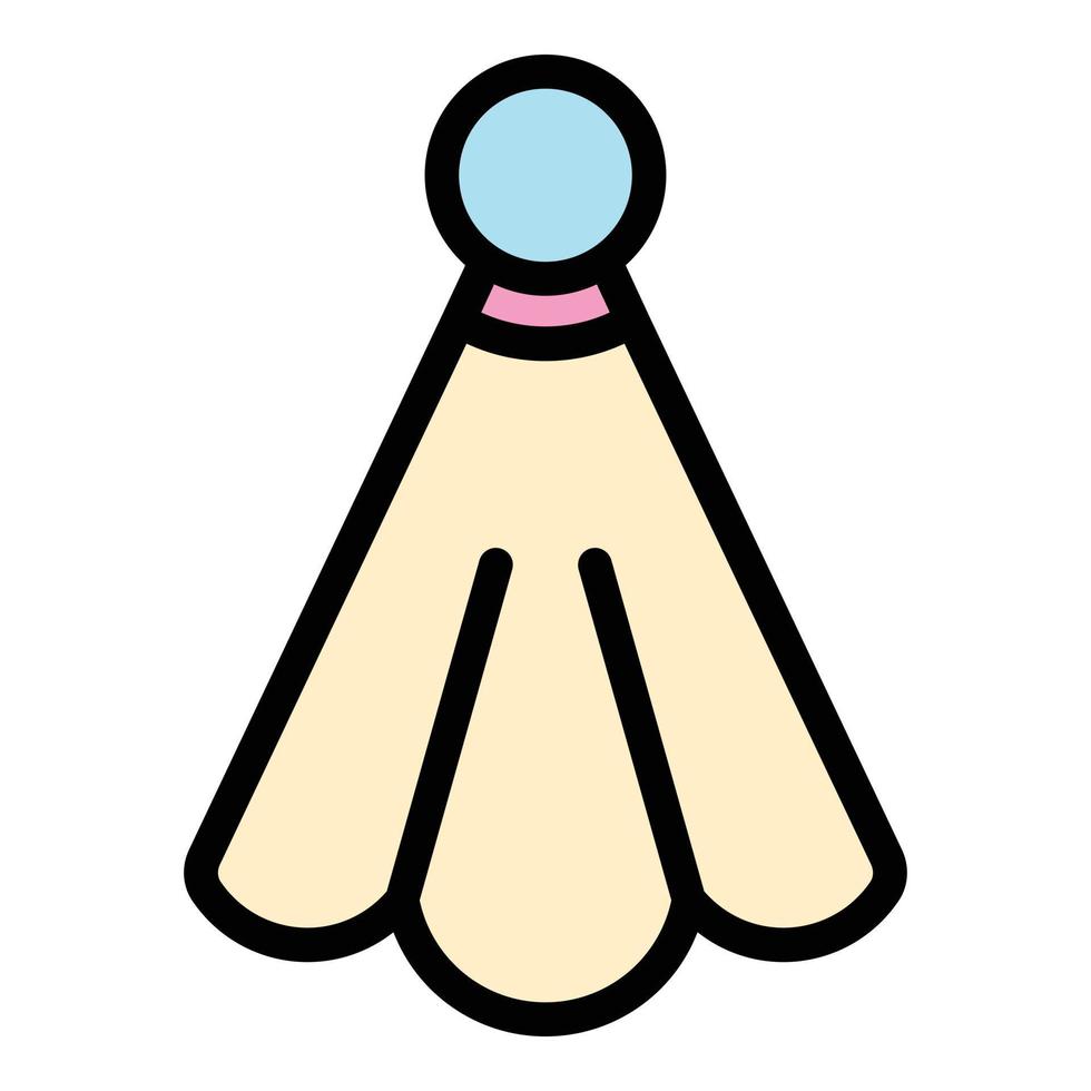 Pocket handkerchief icon color outline vector