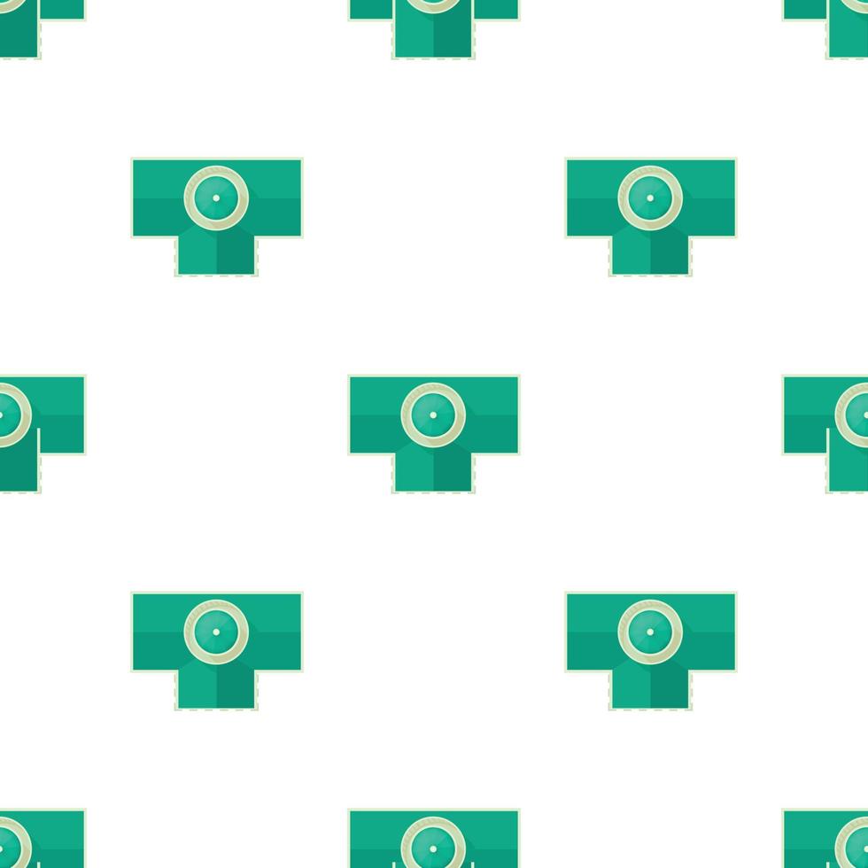 Building with dome top view pattern seamless vector