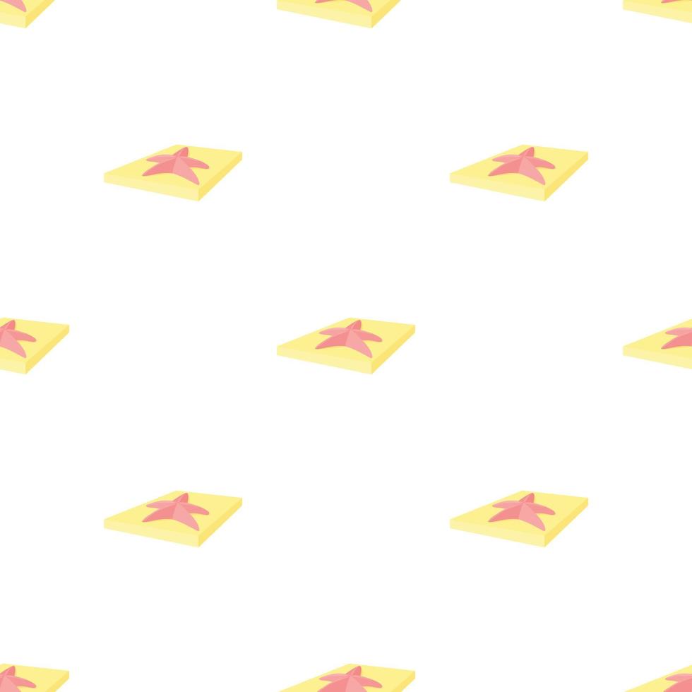 Starfish pattern seamless vector