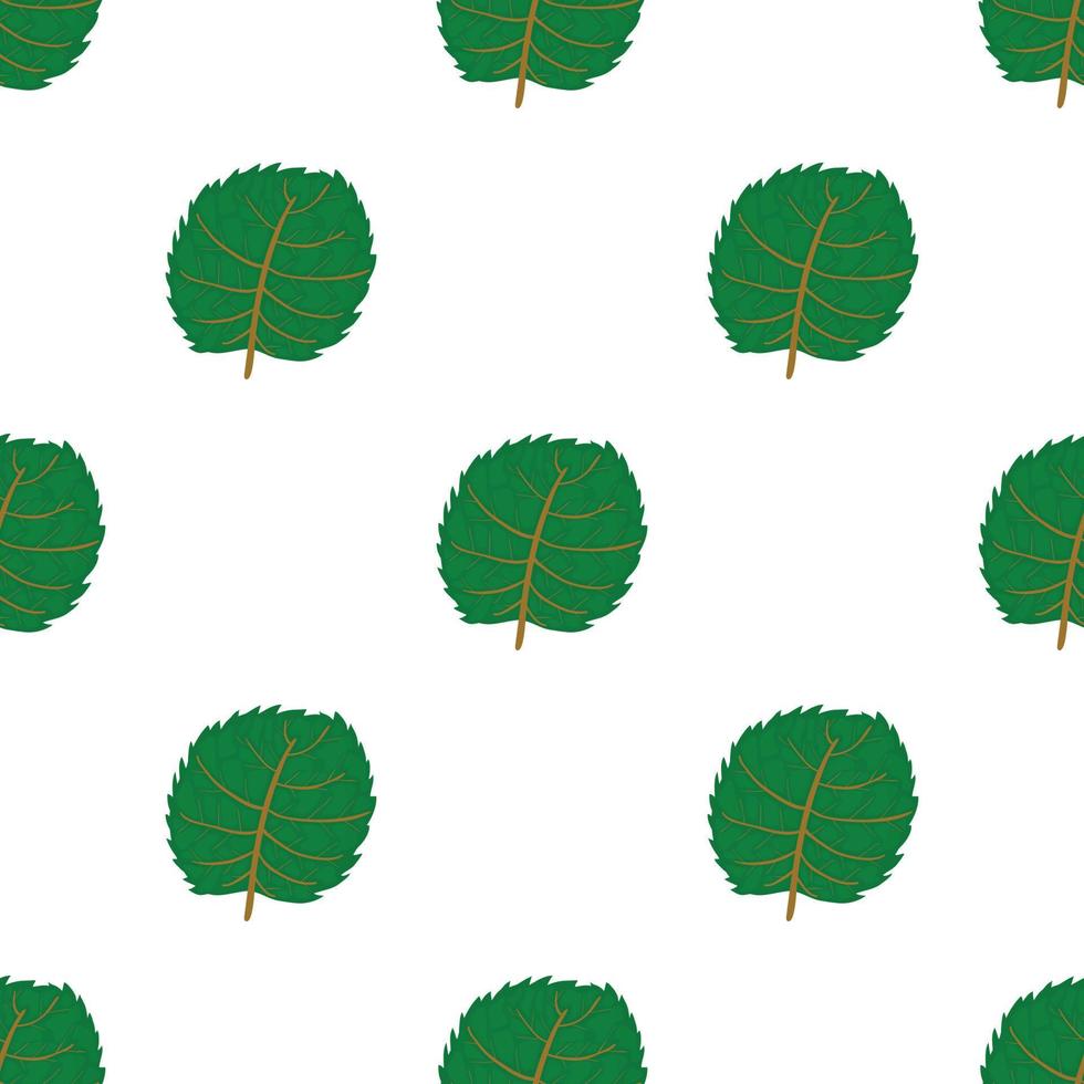 Linden leaf pattern seamless vector