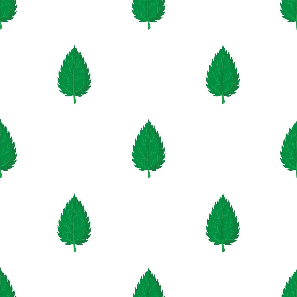 Nettle leaf pattern seamless vector