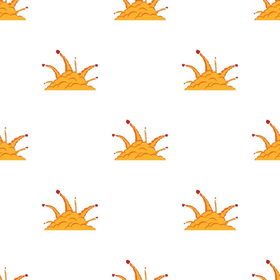 War explosion pattern seamless vector