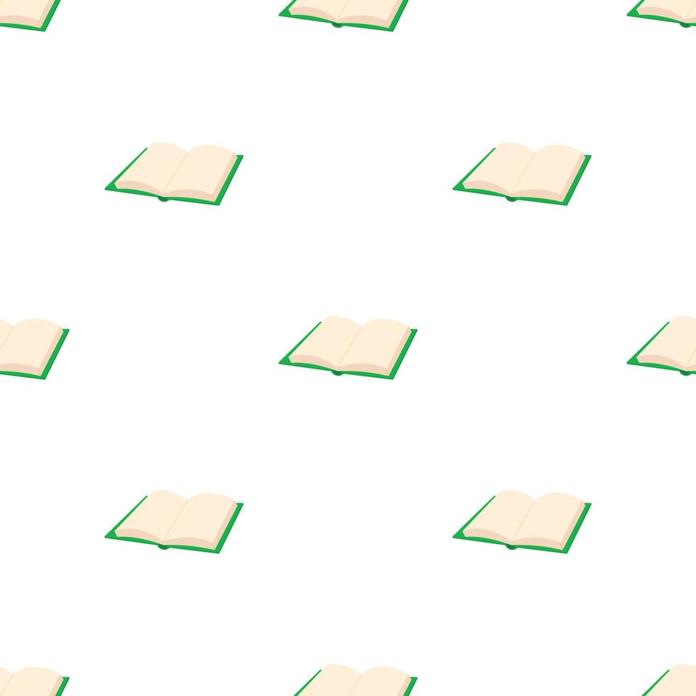 Opened blank book pattern seamless vector