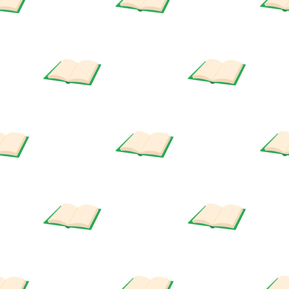 Opened blank book pattern seamless vector