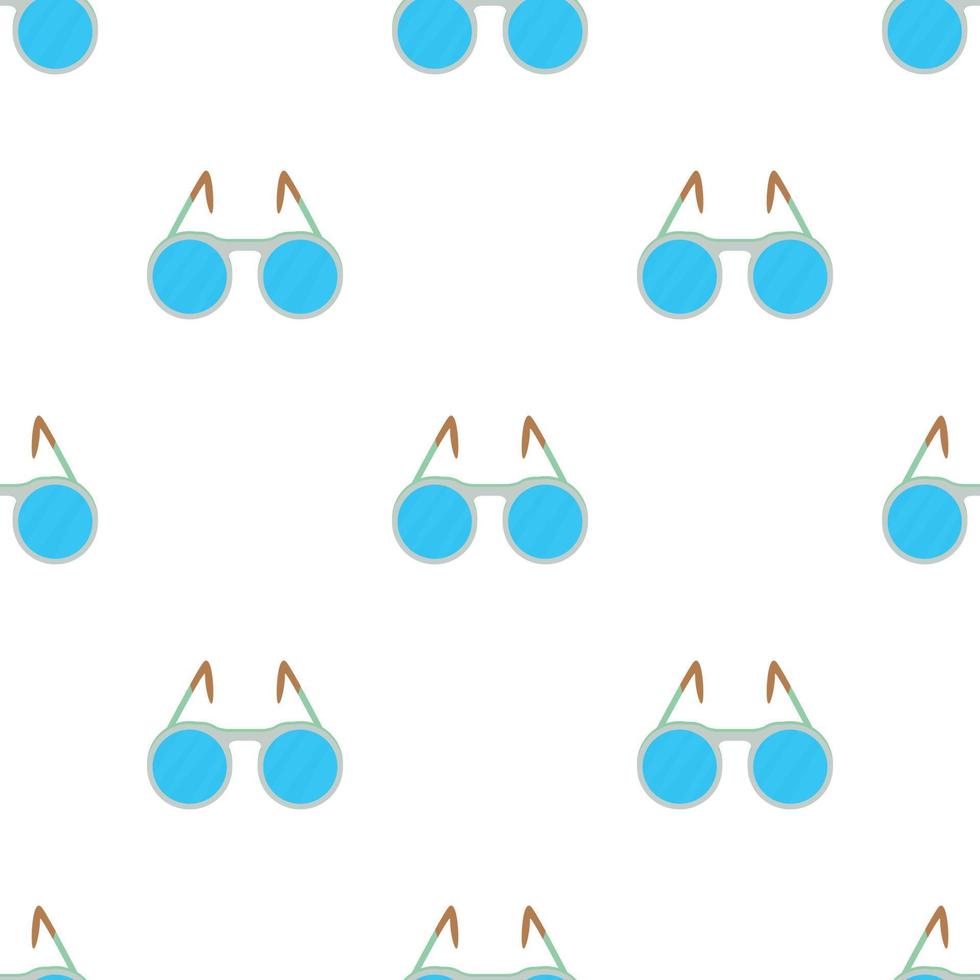 Glasses with round lenses pattern seamless vector