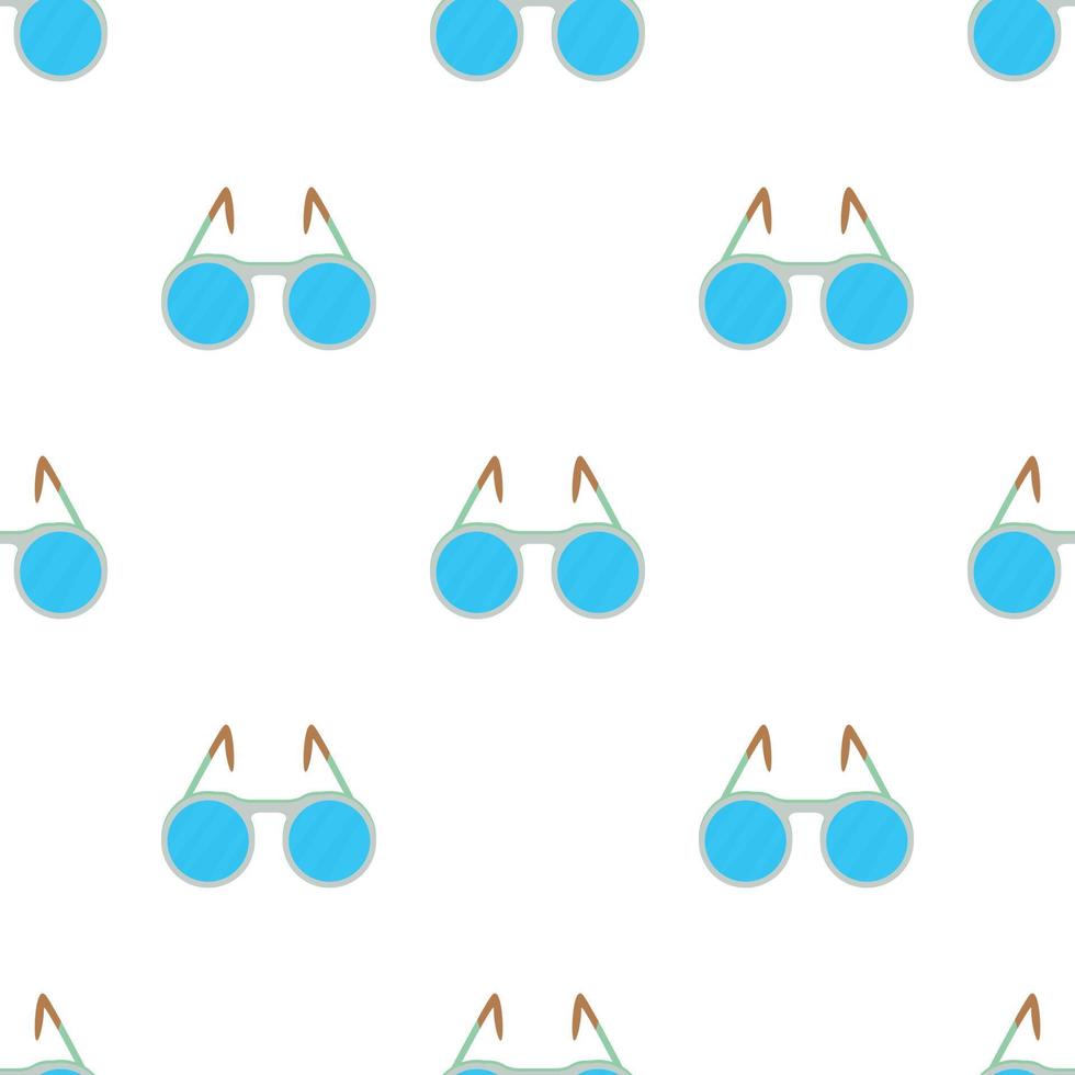 Glasses with round lenses pattern seamless vector