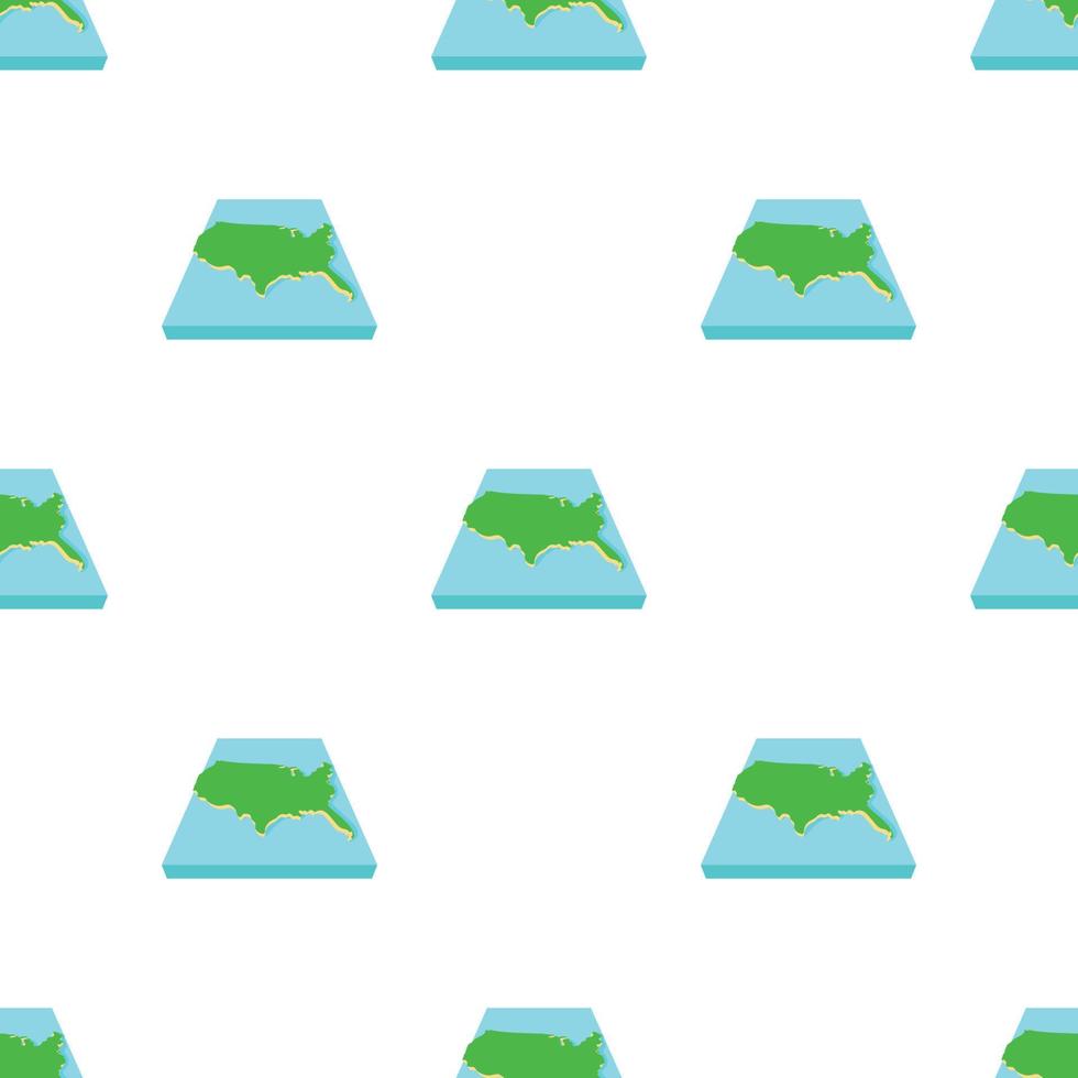 Green map of USA pattern seamless vector