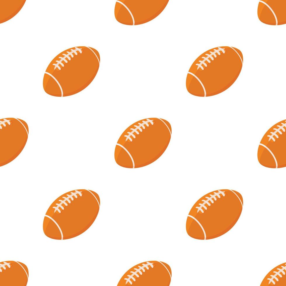 Rugby ball pattern seamless vector