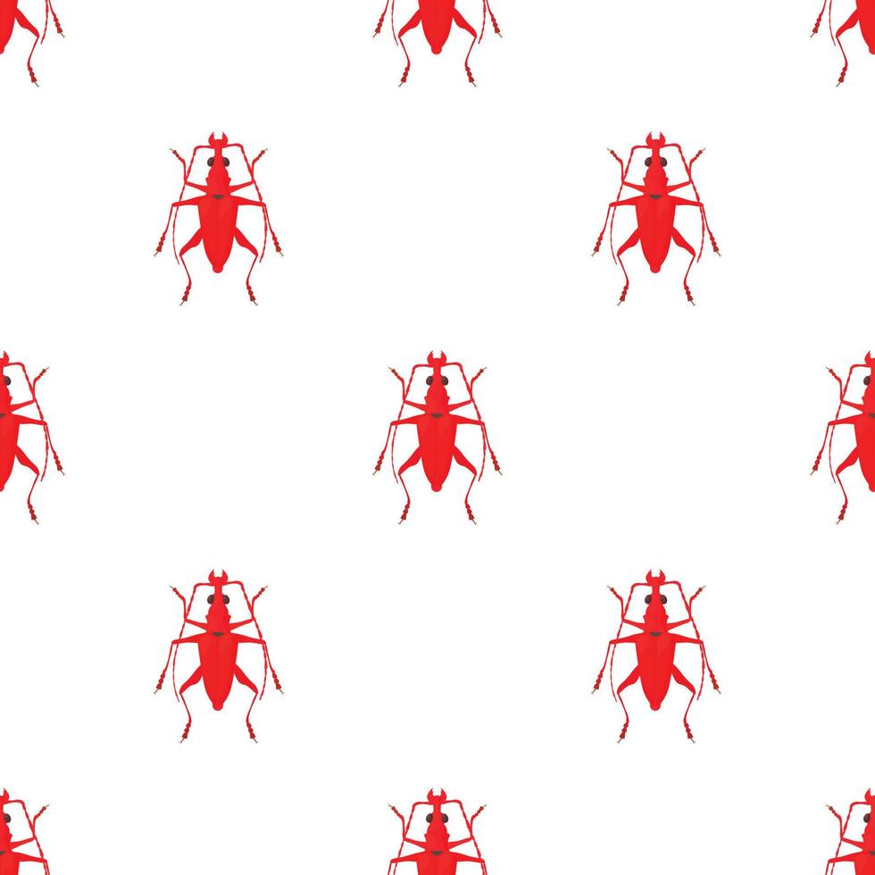 Bug pattern seamless vector