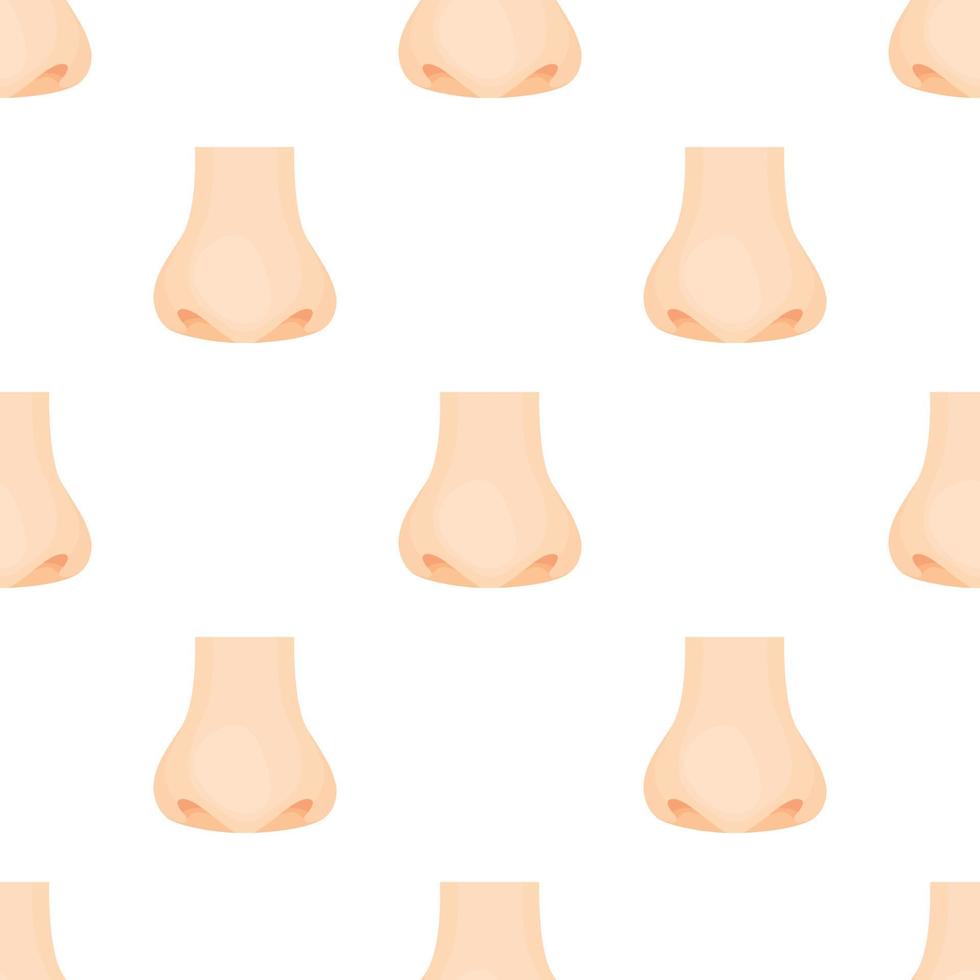 Human nose pattern seamless vector