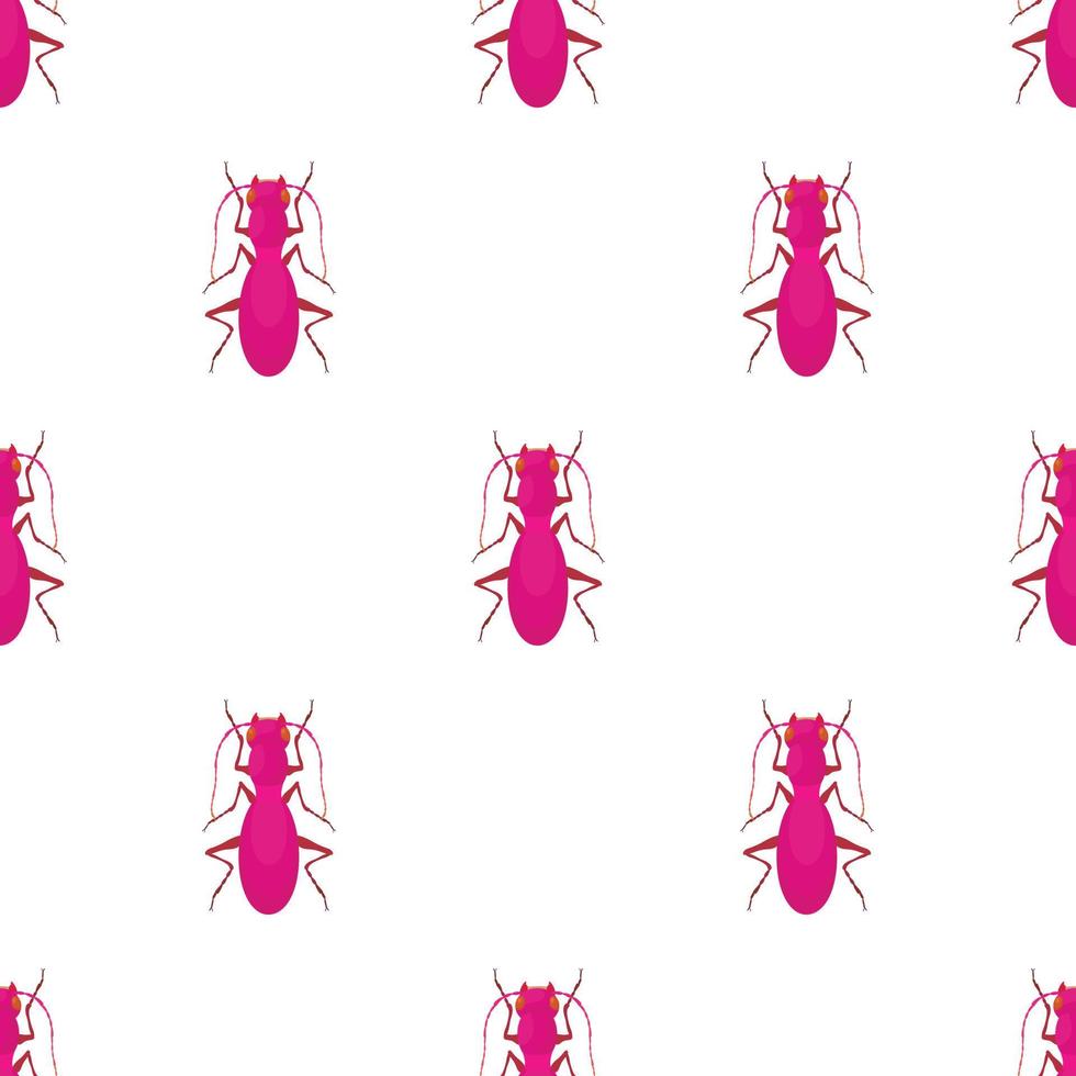 Bug pattern seamless vector