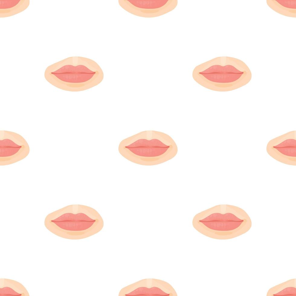 Lips pattern seamless vector