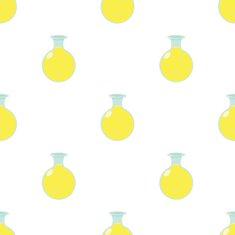Flask of Luminous liquid pattern seamless vector