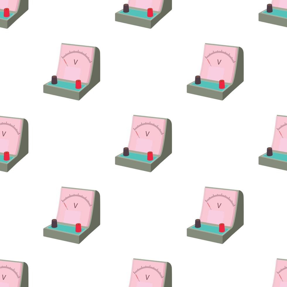 Voltmeter pattern seamless vector