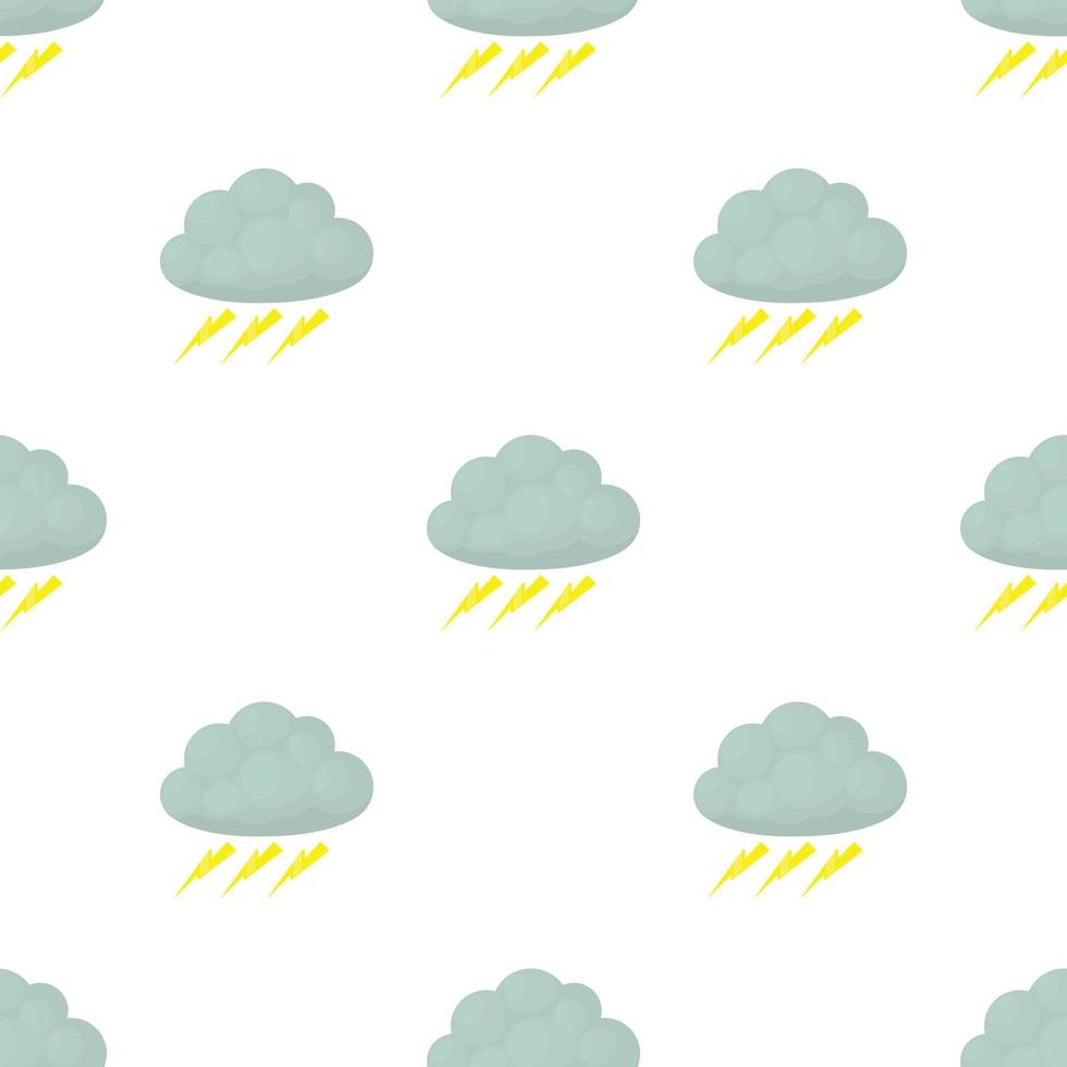 Thunderstorm pattern seamless vector