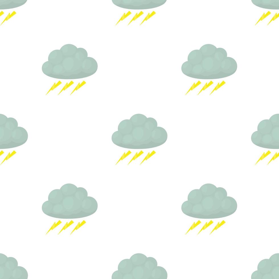 Thunderstorm pattern seamless vector