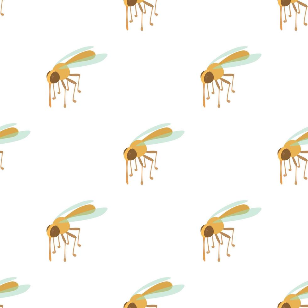 mosquito, patrón, seamless, vector